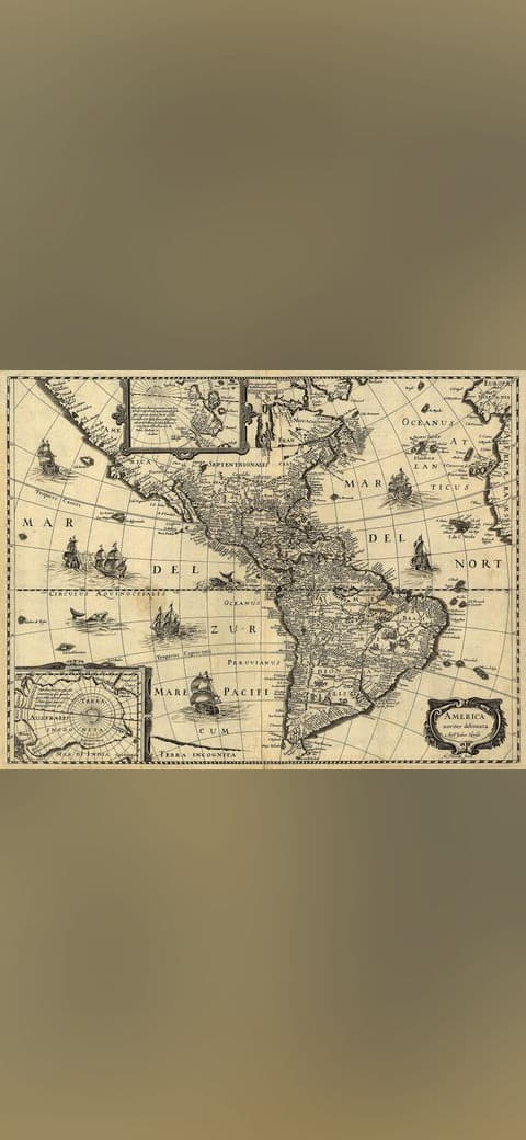 Fondo de pantalla America noviter delineata en tonos rubor y verde salvia, Full HD, formato 4:3 para móvil