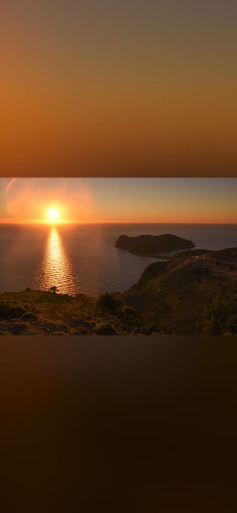 Fondo de pantalla Asos Sunset Wide View en tonos near-black y charcoal, Full HD, formato 4:3 para móvil