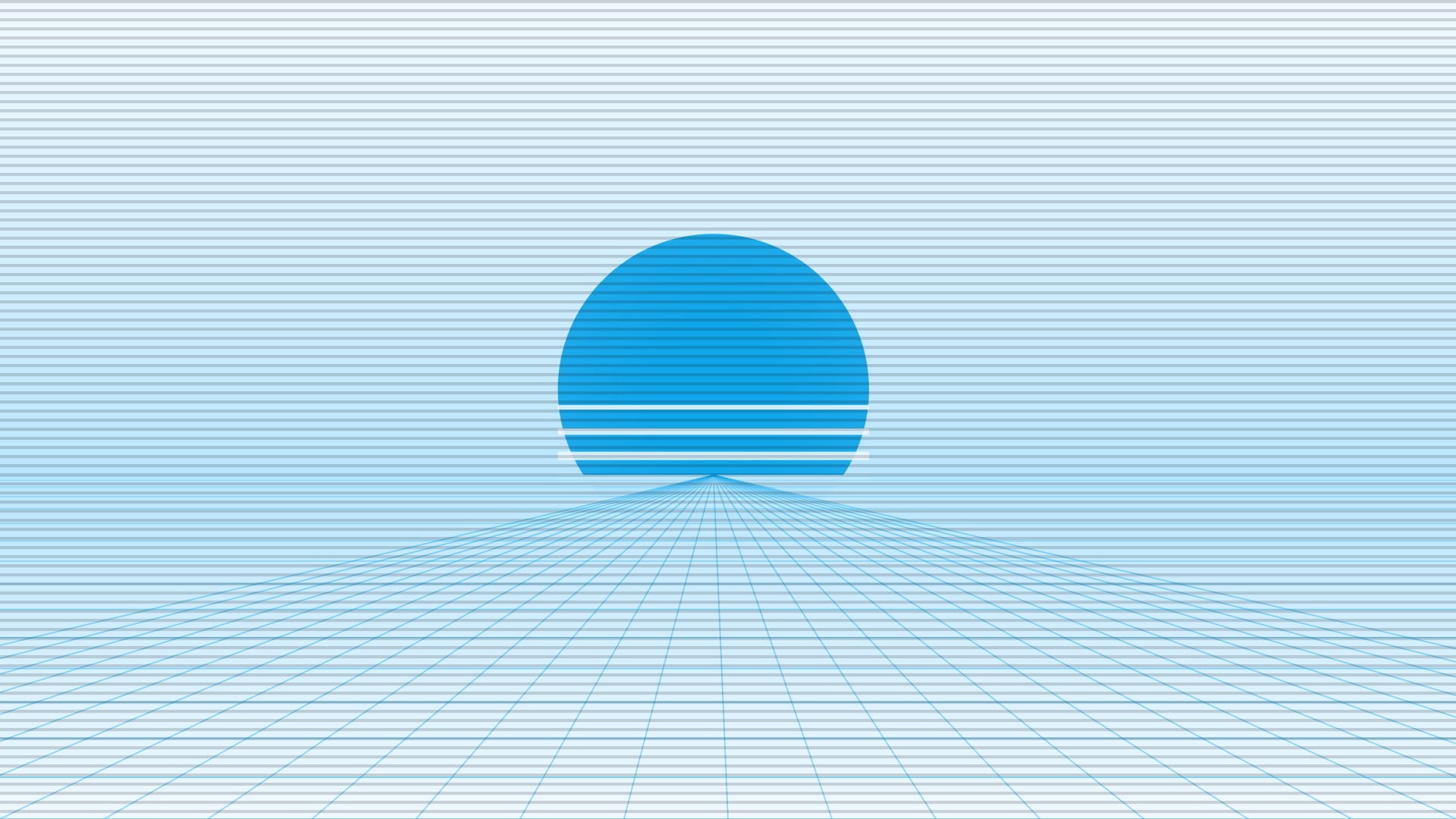 Fondo de pantalla Circuit night skyline 3 en tonos mint y pale sky, 4K, formato 16:9 para PC