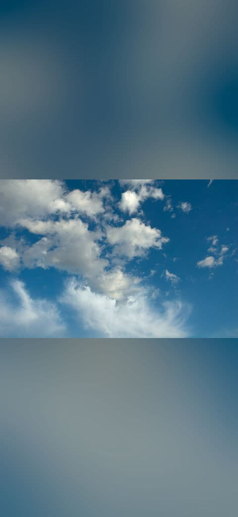 Clouds and blue sky in Russia. IMG 013 wallpaper in steel blue and slate tones, Full HD, 4:3 format for phone