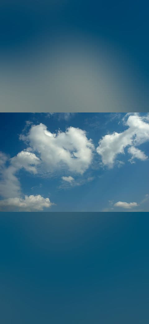 Clouds and blue sky in Russia. IMG 026 wallpaper in steel blue and steel blue tones, Full HD, 4:3 format for phone