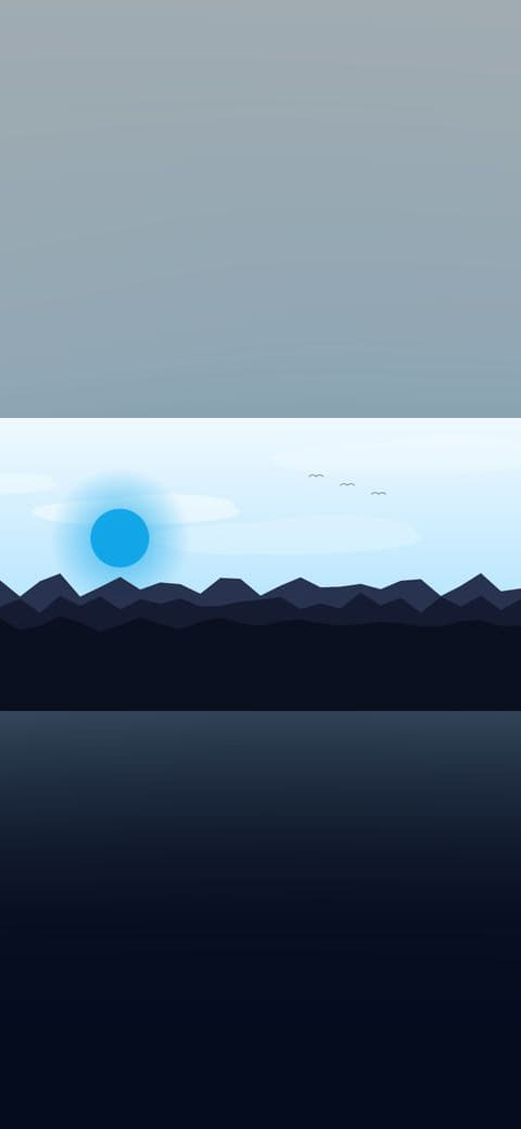 Coastal train 3 wallpaper in pale sky and near-black tones, 4K, 16:9 format for phone