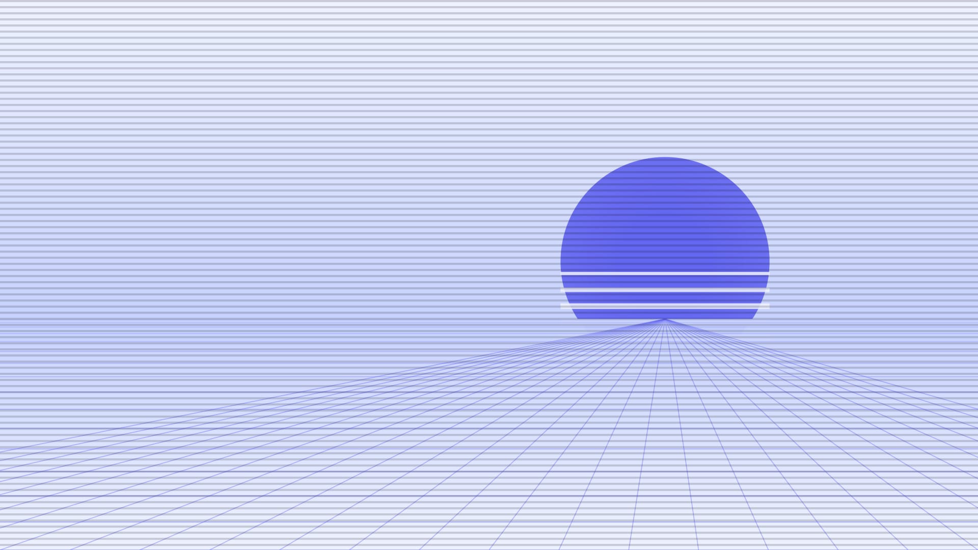 Fondo de pantalla Electric skyline grid 2 en tonos lavender y mint, 4K, formato 16:9 para PC
