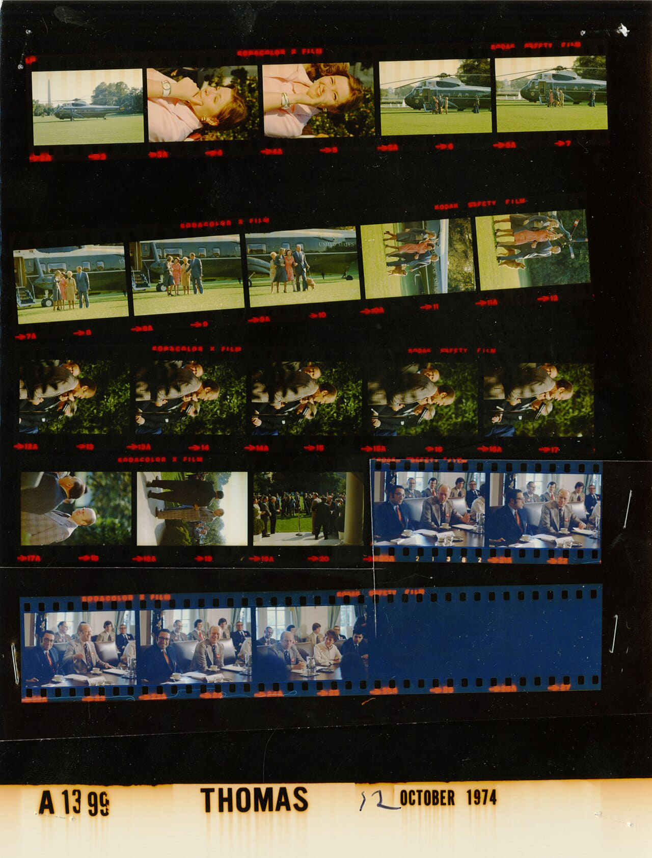 Fondo de pantalla Ford A1399 NLGRF photo contact sheet en tonos near-black y near-black, Full HD, formato 3:4 para móvil