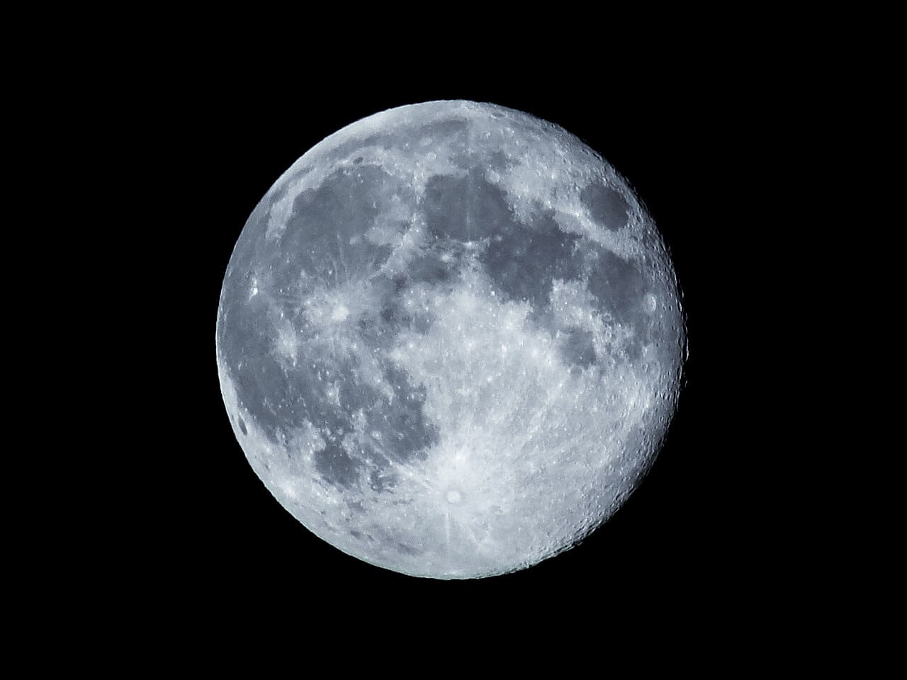 Fondo de pantalla Full Moon en tonos near-black y slate, Full HD, formato 4:3 para móvil