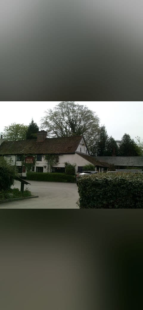 Fondo de pantalla Full Moon pub, Cholesbury - geograph.org.uk 3962296 en tonos charcoal y cream, Full HD, formato 4:3 para móvil