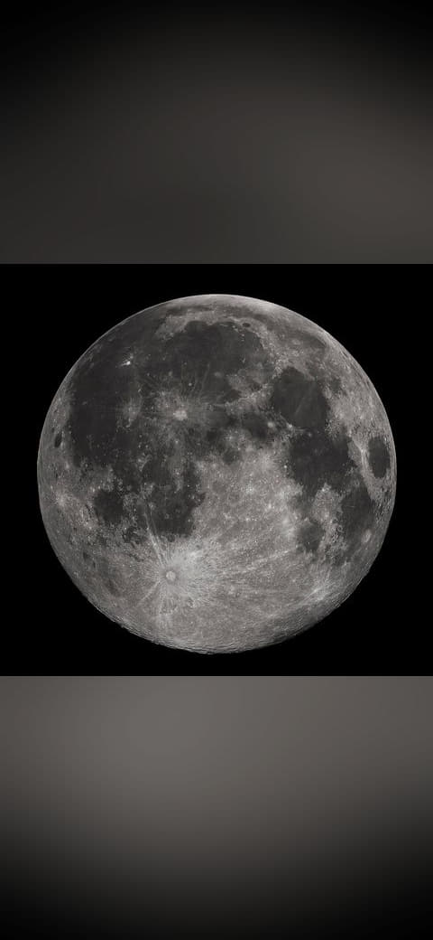 Fondo de pantalla FullMoon2010 en tonos near-black y charcoal, Full HD, formato 1:1 para móvil
