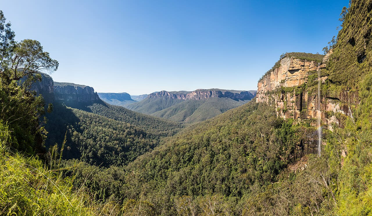 Grose Valley, NSW, Australia - April 2013 wallpaper in olive and olive tones, Full HD, 16:9 format for desktop