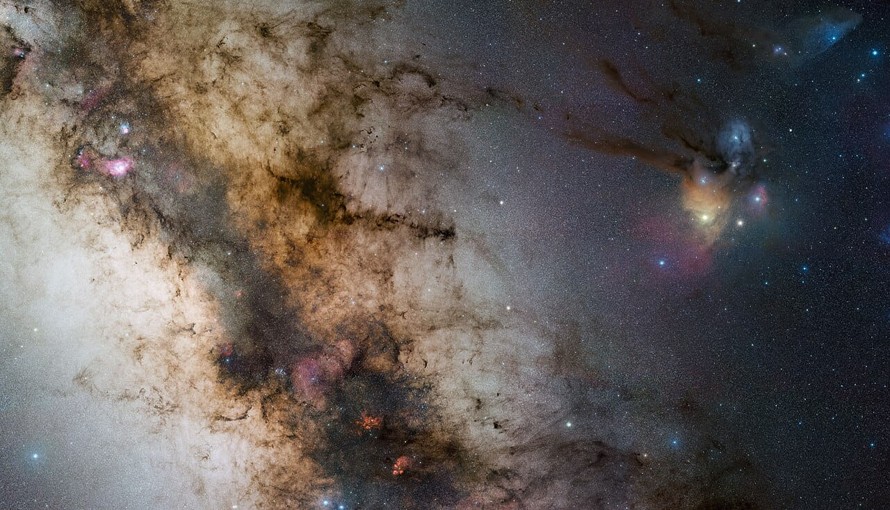 Fondo de pantalla Guisard - Milky Way en tonos casi negro y carbón, Full HD, formato 16:9 para PC