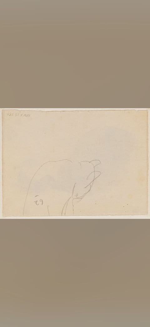 Fondo de pantalla Gwen John - Cat lying down, NMW A 15587v en tonos blush y blush, Full HD, formato 4:3 para móvil
