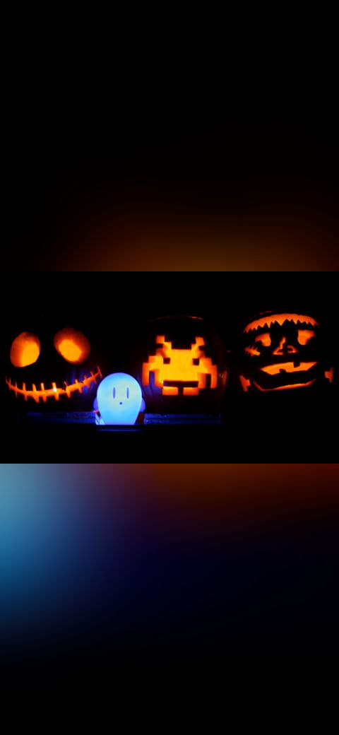 Halloween 2008 Pumpkin workshop 32 wallpaper in near-black and near-black tones, Full HD, 16:9 format for phone