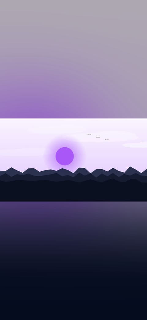 Harbour at dusk 2 wallpaper in near-black and lavender tones, 4K, 16:9 format for phone