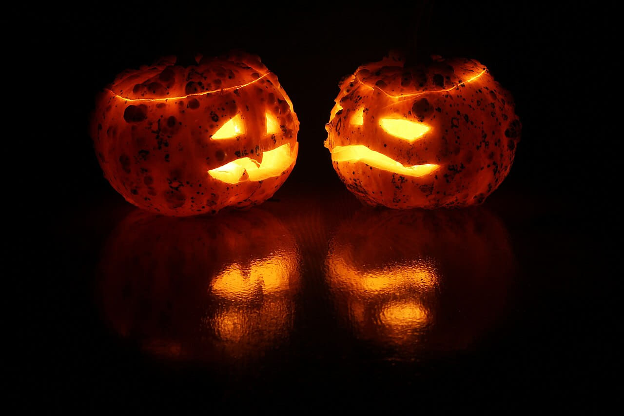Jack O' Lantern 03 wallpaper in near-black and near-black tones, Full HD, 4:3 format for phone
