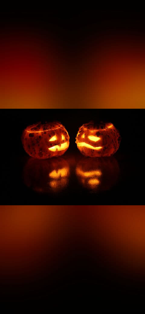 Jack O' Lantern 03 wallpaper in near-black and near-black tones, Full HD, 4:3 format for phone