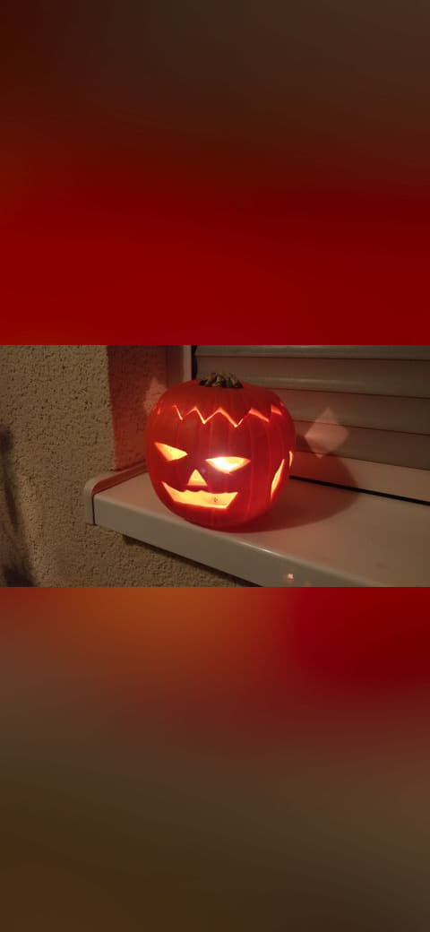 Jack-o'-lantern 2 wallpaper in charcoal and charcoal tones, Full HD, 16:9 format for phone