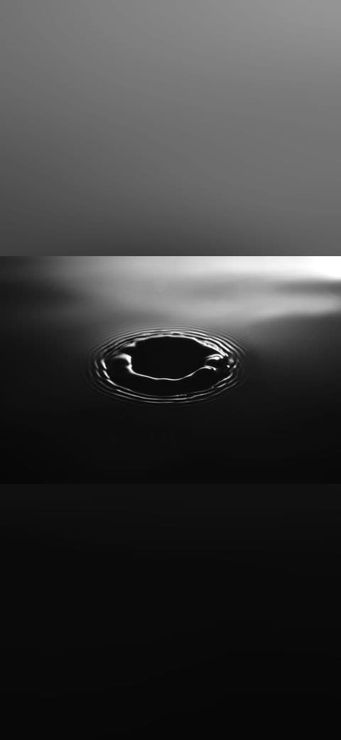 Fondo de pantalla Monochrome water ripple en tonos near-black y near-black, Full HD, formato 4:3 para móvil