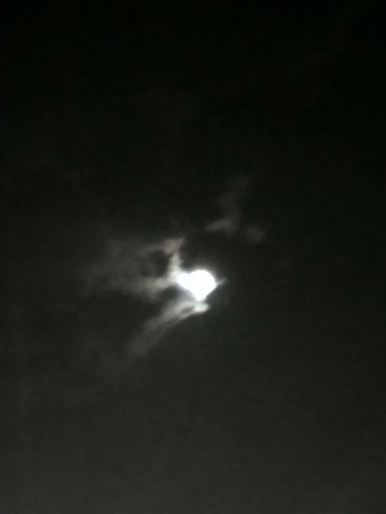 Fondo de pantalla Moon in the occasion bof full moon en tonos near-black y near-black, Full HD, formato 3:4 para móvil