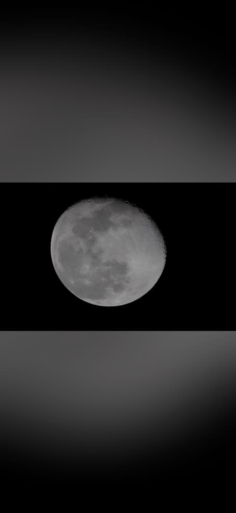 Moon surface details wallpaper in near-black and slate tones, Full HD, 16:9 format for phone