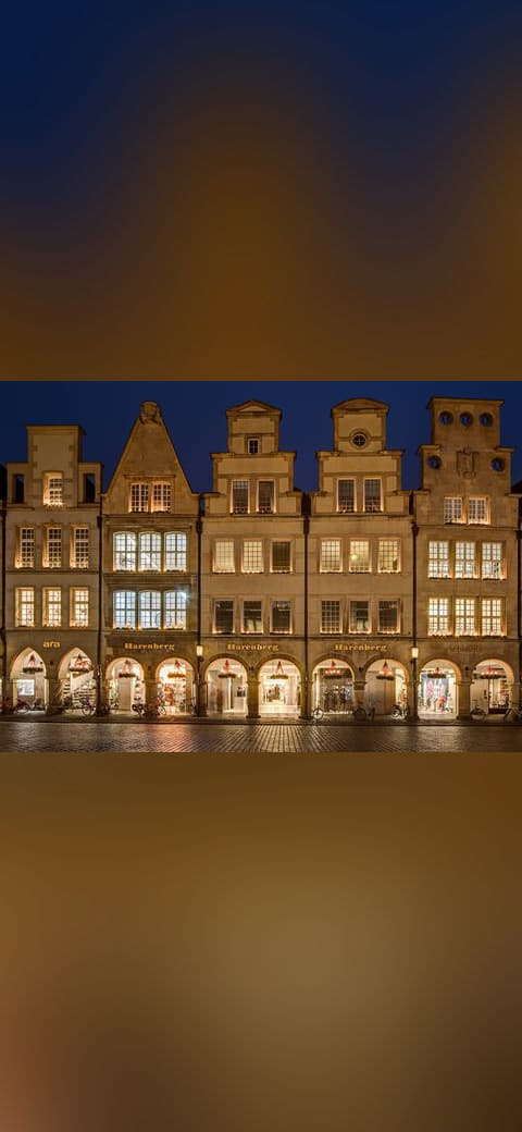 Münster, Prinzipalmarkt -- 2014 -- 4516-20-2 wallpaper in charcoal and midnight blue tones, Full HD, 4:3 format for phone