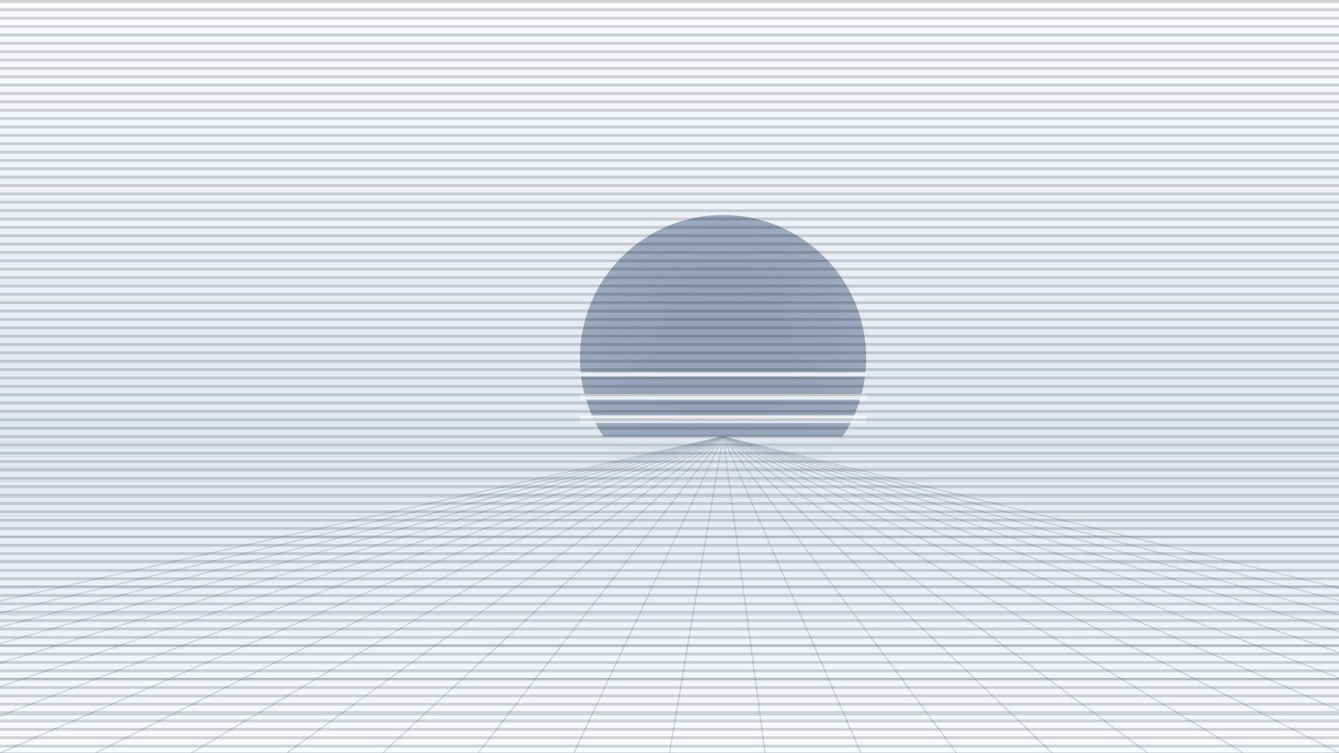 Fondo de pantalla Neon grid horizon 3 en tonos lavender y sage green, 4K, formato 16:9 para PC