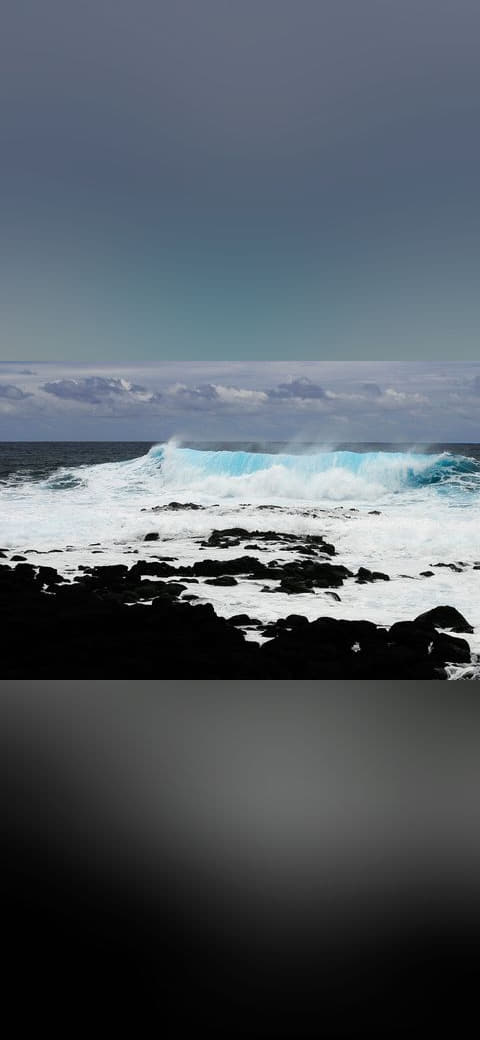 Fondo de pantalla Olas Pascua 2 en tonos near-black y lavender, Full HD, formato 4:3 para móvil