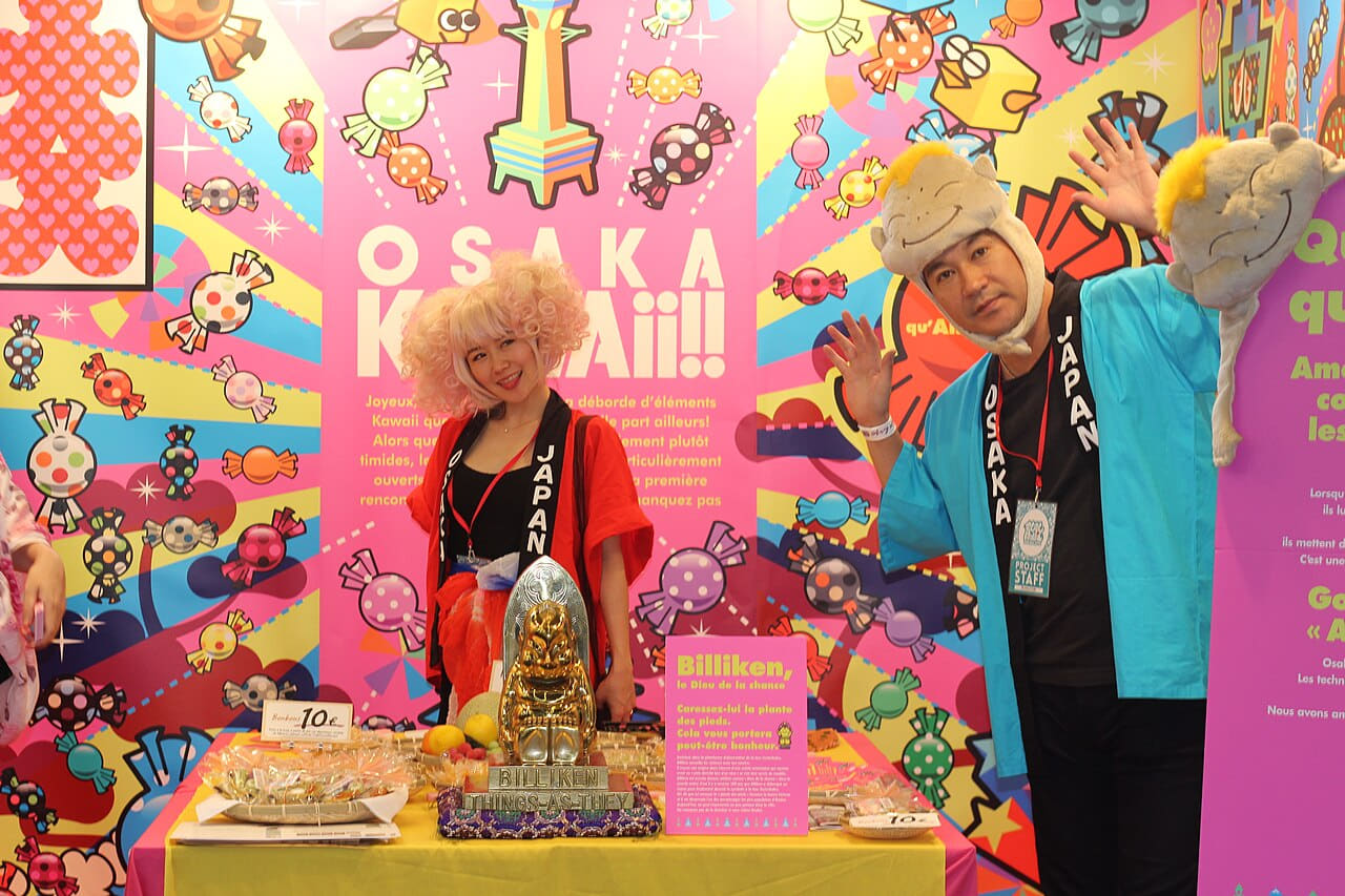 Osaka Kawaii à Japan Expo 2014 wallpaper in rose and blush tones, Full HD, 4:3 format for phone