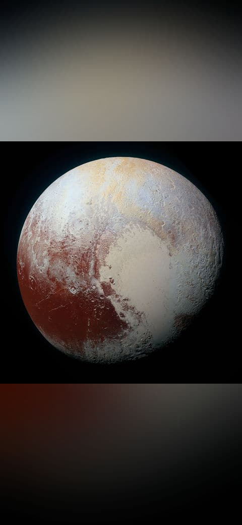 Fondo de pantalla Pluto-01 Stern 03 Pluto Color TXT en tonos near-black y slate, Full HD, formato 1:1 para móvil
