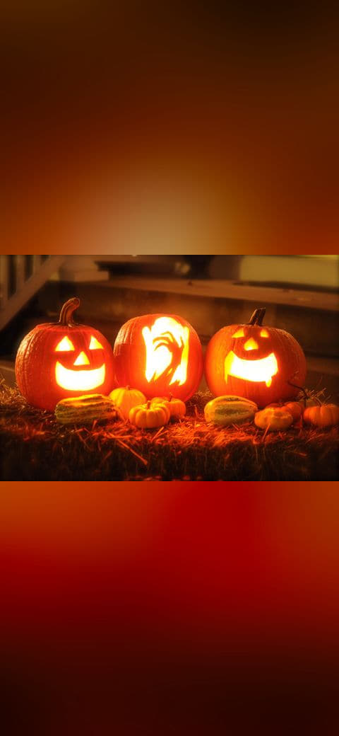 Pumpkin-2327488 wallpaper in near-black and near-black tones, Full HD, 4:3 format for phone