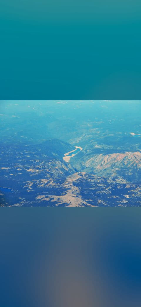 Salt Springs Reservoir, California wallpaper in slate and sky blue tones, Full HD, 4:3 format for desktop
