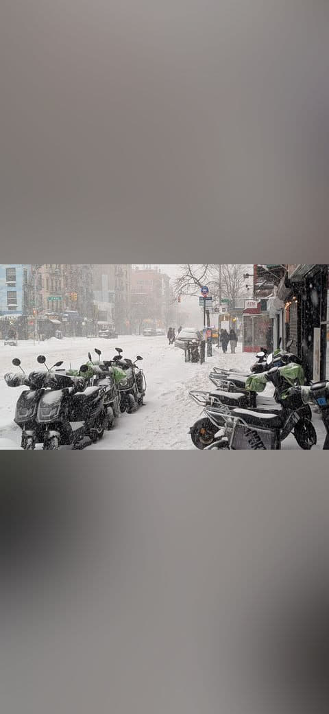 Snowy Scooters wallpaper in sand and sage green tones, Full HD, 16:9 format for phone