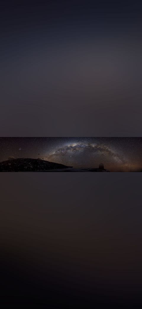 Sparkling Ribbon of Stars — The Southern Milky Way… wallpaper in near-black and charcoal tones, Full HD, 21:9 format for phone