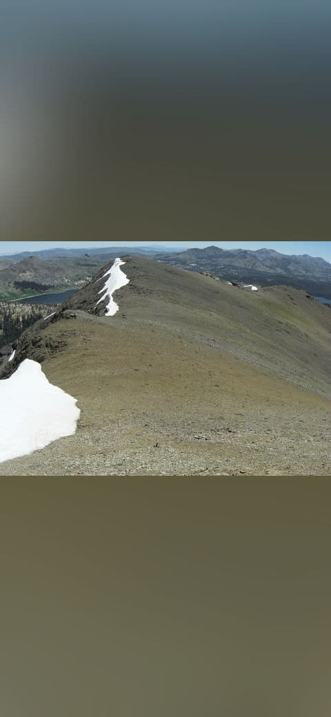 Summit of Deadwood Peak wallpaper in olive and olive tones, Full HD, 4:3 format for desktop