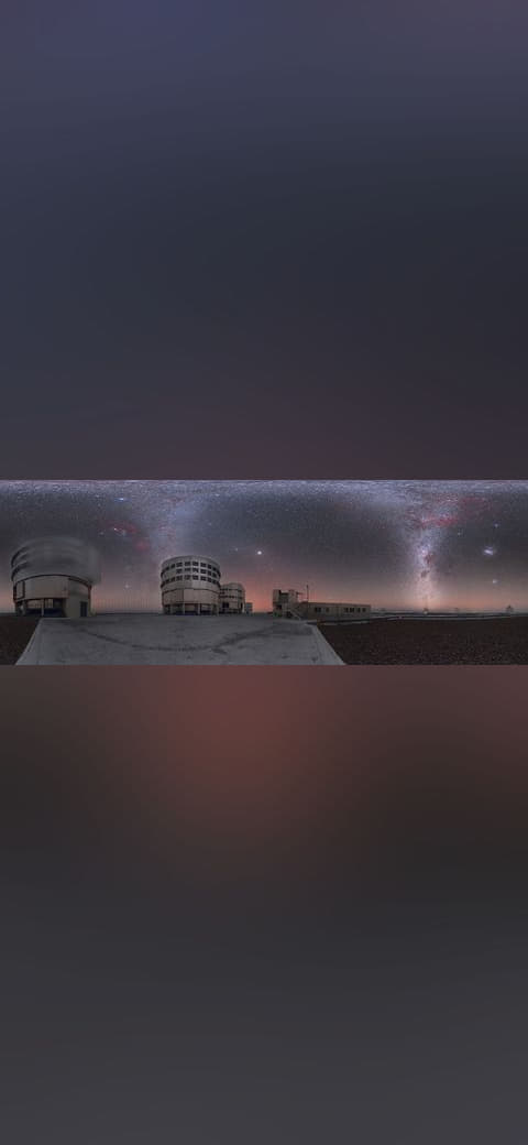 The twin pillars of the Milky Way wallpaper in charcoal and olive tones, Full HD, 21:9 format for phone