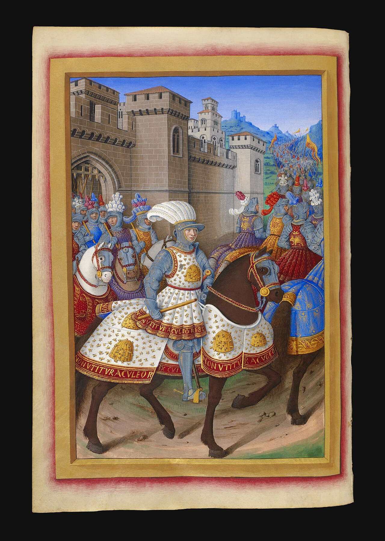Fondo de pantalla Voyage Gênes Marot Louis XII en tonos near-black y near-black, Full HD, formato 3:4 para móvil