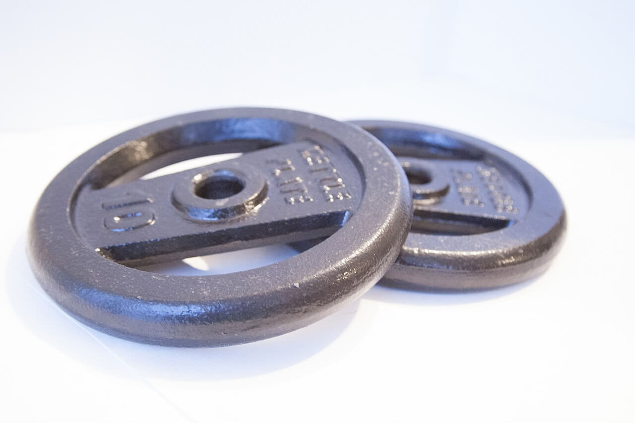 Weights - Work Out - Fitness wallpaper in cream and slate tones, Full HD, 4:3 format for phone