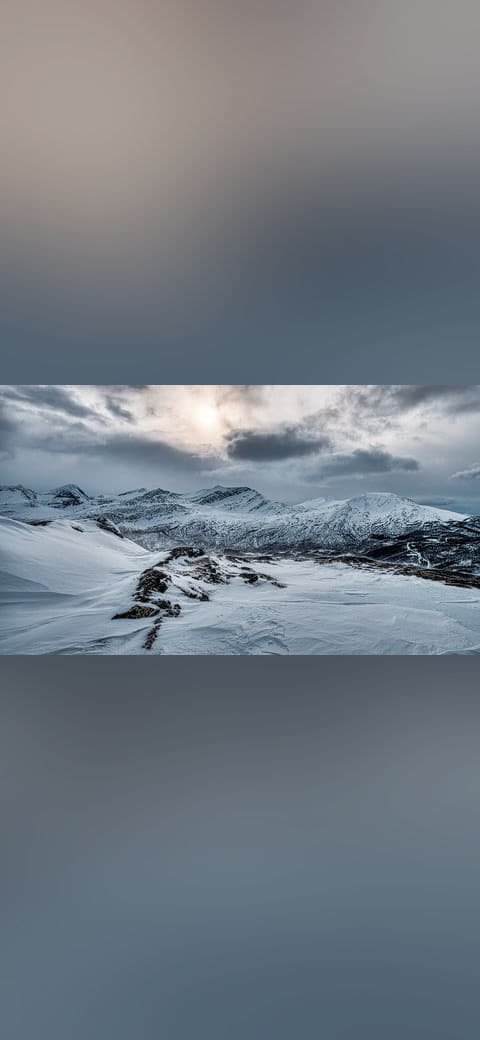 Winter landscape east of Tovik, Norway - 46690606695 wallpaper in slate and slate tones, Full HD, 16:9 format for desktop