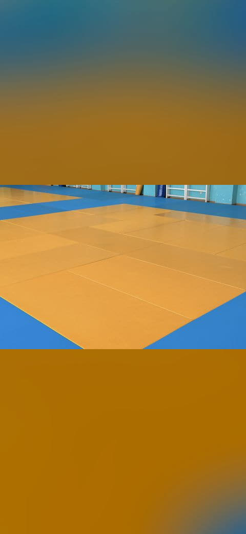 Wrestling gym 5 wallpaper in sand and steel blue tones, Full HD, 4:3 format for phone